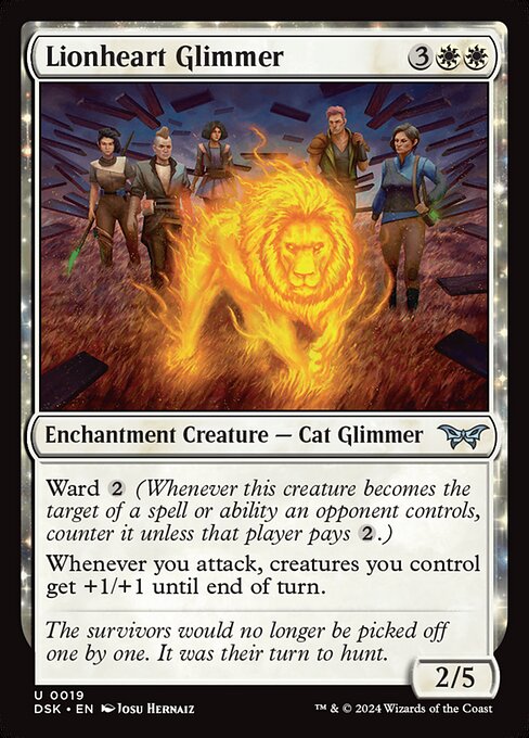 Lionheart Glimmer — Duskmourn: House of Horror 19