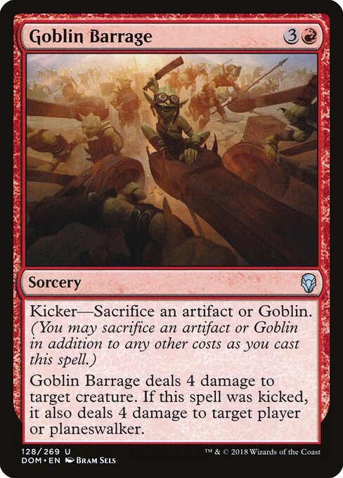 Barragem de Goblins — Dominaria 128