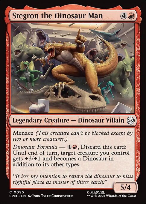 Stegron the Dinosaur Man — Marvel's Spider-Man 95