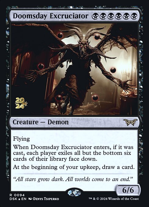 Doomsday Excruciator — Duskmourn: House of Horror Promos 94s