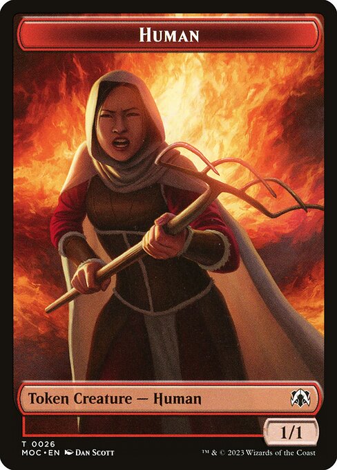 Human — March of the Machine Commander Tokens 26