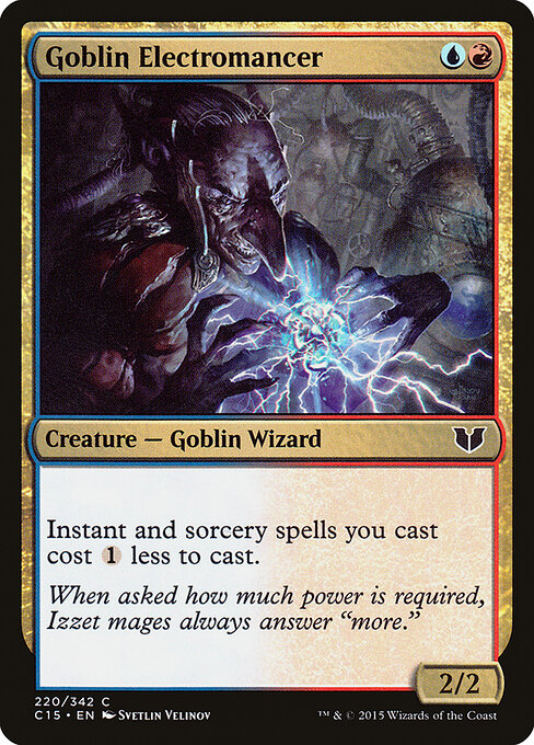 Eletromante Goblin — Commander 2015 220