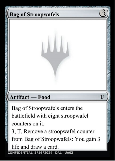 Bag of Stroopwafels — Unknown Event UA03a