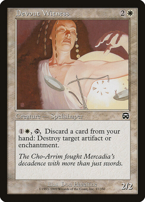 Testemunha Devota — Mercadian Masques 17