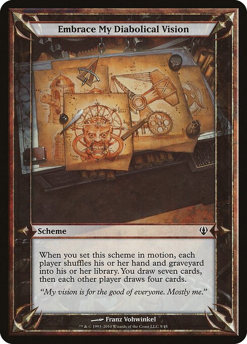 Embrace My Diabolical Vision — Archenemy Schemes 9★