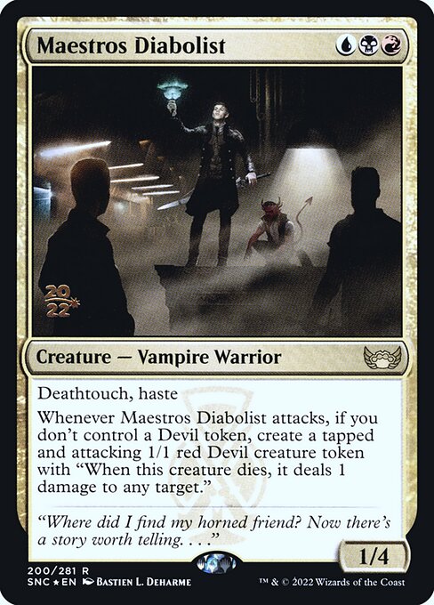 Diabolista dos Maestros — Streets of New Capenna Promos 200s