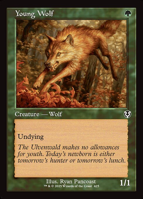 Lobo Jovem — Innistrad Remastered 425