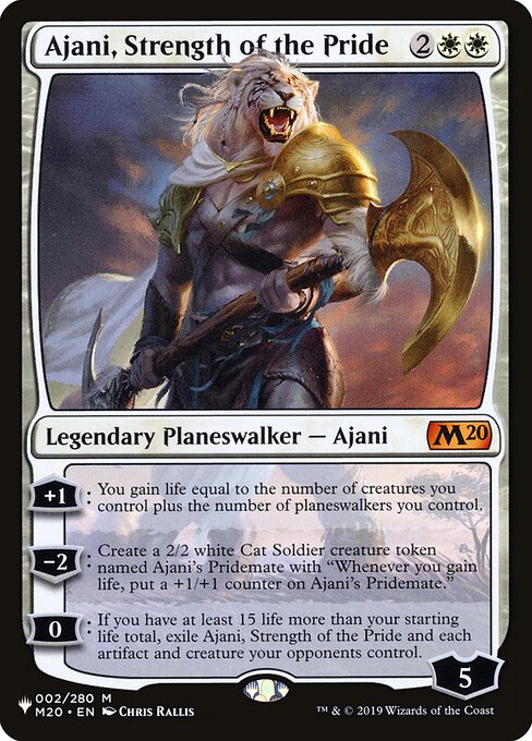 Ajani, Força do Bando — The List M20-2