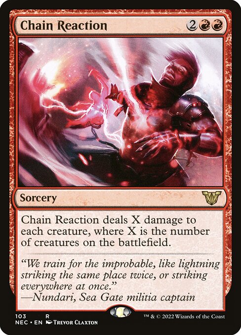 Reação em Cadeia — Neon Dynasty Commander 103