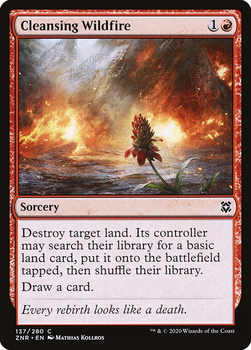Incêndio Purificador — Zendikar Rising 137