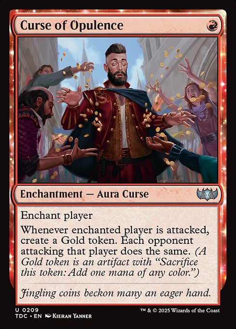 Maldição da Opulência — Tarkir: Dragonstorm Commander 209