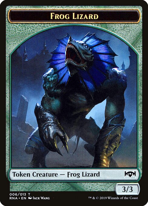 Frog Lizard — Ravnica Allegiance Tokens 6