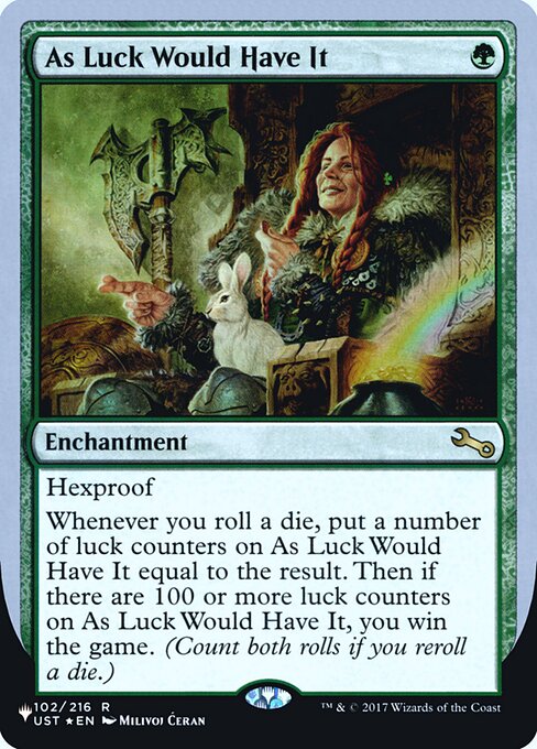 As Luck Would Have It — The List (Unfinity Foil Edition) 33
