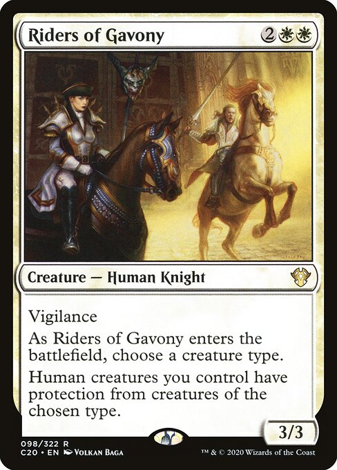 Cavaleiros de Gavony — Commander 2020 98