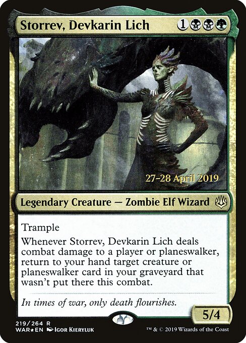 Storrev, Lich Devkarin — War of the Spark Promos 219s