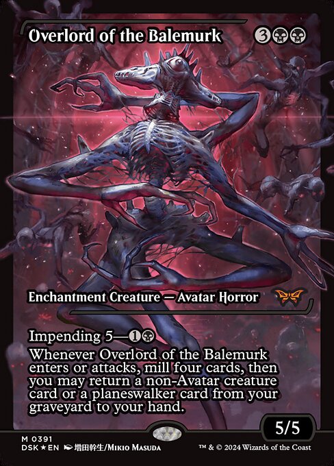 Overlord of the Balemurk — Duskmourn: House of Horror 391