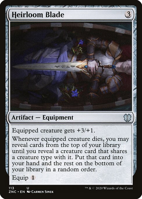 Lâmina de Herança — Zendikar Rising Commander 113