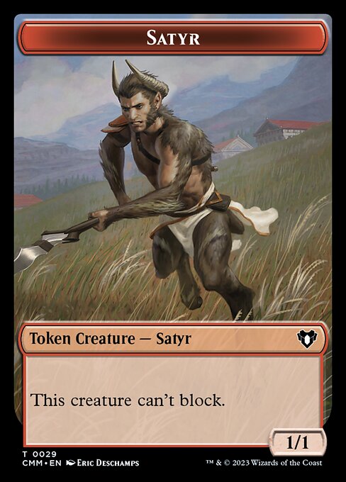 Satyr — Commander Masters Tokens 29