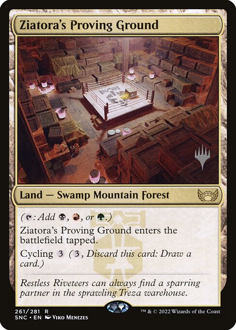 Campo de Provas de Ziatora — Streets of New Capenna Promos 261p