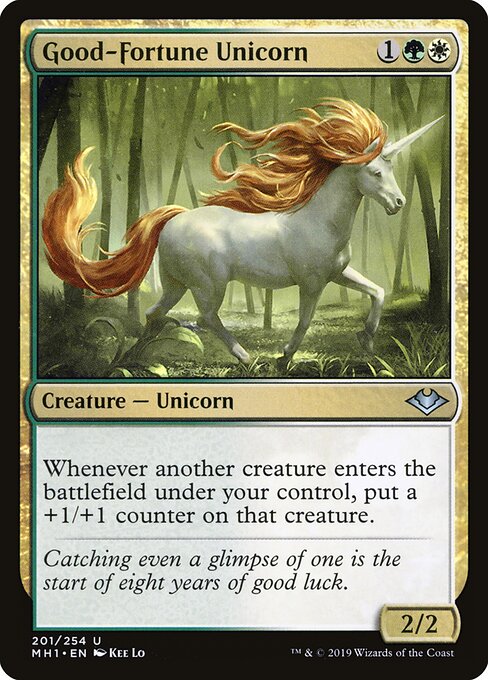 Unicórnio da Boa Fortuna — Modern Horizons 201