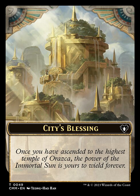 City's Blessing — Commander Masters Tokens 49
