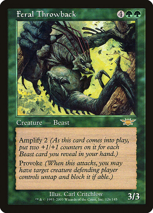 Atavismo Bestial — Legions 126