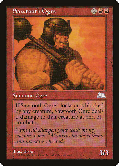 Ogre de Dentes Serrilhados — Weatherlight 114
