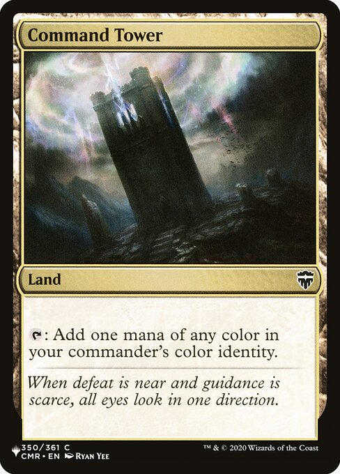 Torre de Comando — The List CMR-350