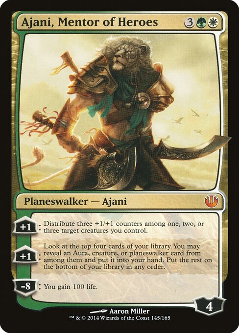 Ajani, Mentor dos Heróis — Journey into Nyx 145