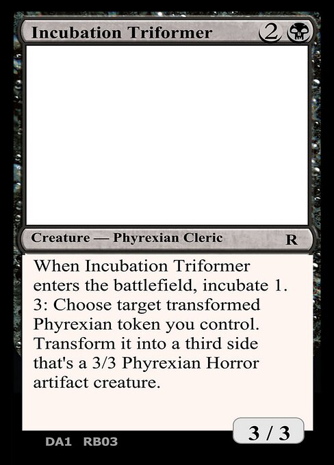 Incubation Triformer — Unknown Event RB03c