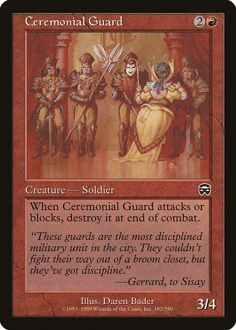 Guarda Cerimonial — Mercadian Masques 182