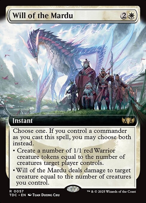 Will of the Mardu — Tarkir: Dragonstorm Commander 57