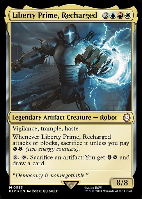 Liberty Prime, Recharged — Fallout 533