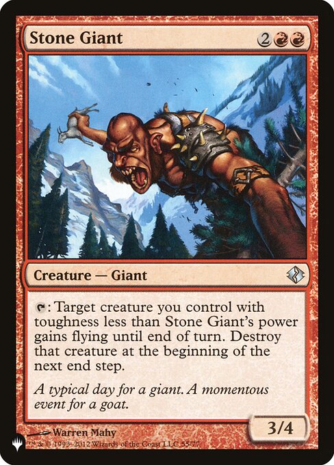 Gigante de Pedra — The List DDI-55