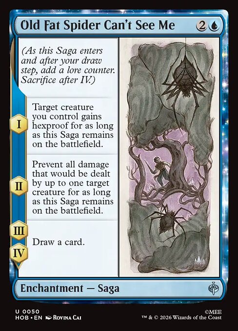 Old Fat Spider Can't See Me — The Hobbit 50
