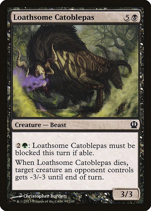 Catoblepas Repugnante — Theros 95