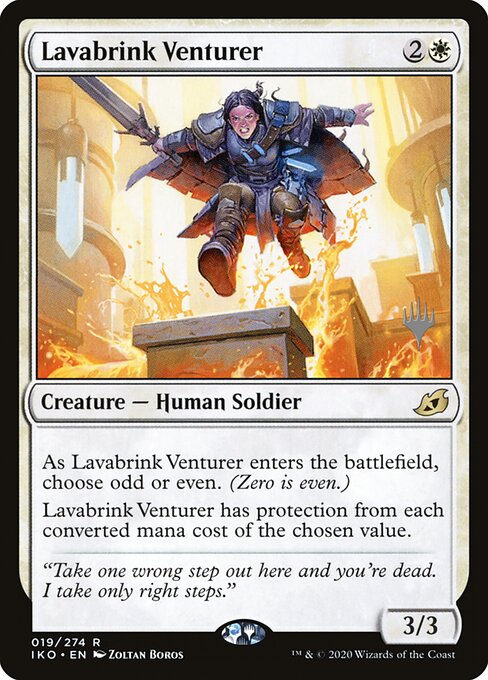 Aventureira de Beiralava — Ikoria: Lair of Behemoths Promos 19p
