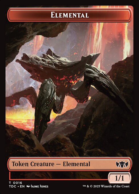 Elemental — Tarkir: Dragonstorm Commander Tokens 16