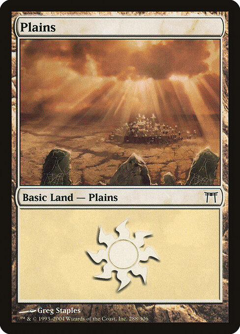 Planície — Champions of Kamigawa 288