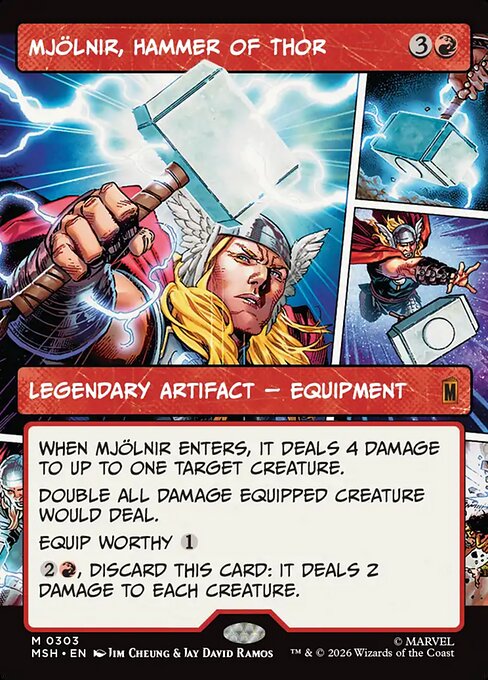 Mjölnir, Hammer of Thor — Marvel Super Heroes 303