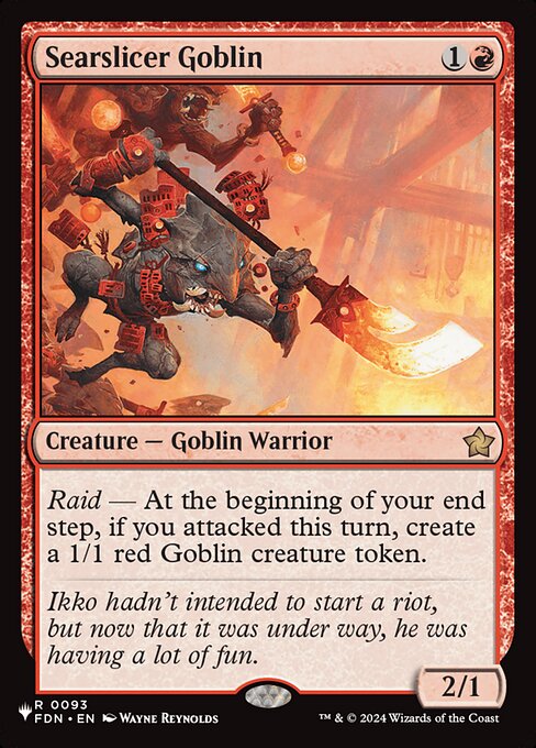 Searslicer Goblin — The List FDN-93