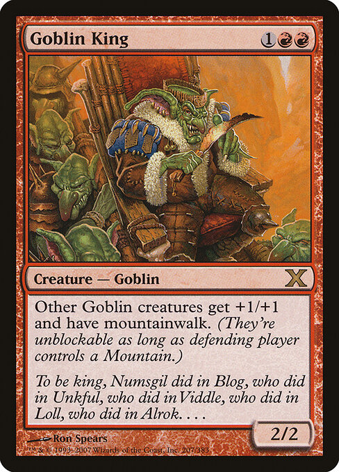 Rei dos Goblins — Tenth Edition 207