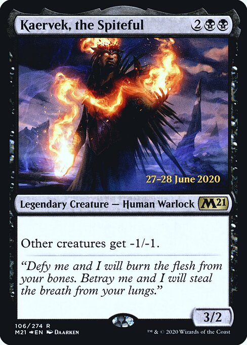 Kaervek, o Malévolo — Core Set 2021 Promos 106s