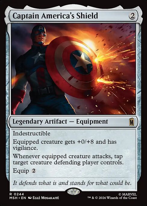 Captain America's Shield — Marvel Super Heroes 244