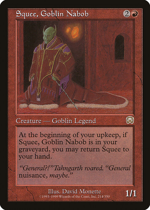 Squee, Nabobo Goblin — Mercadian Masques 214