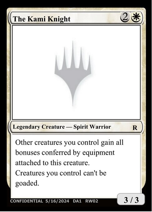 The Kami Knight — Unknown Event RW02c
