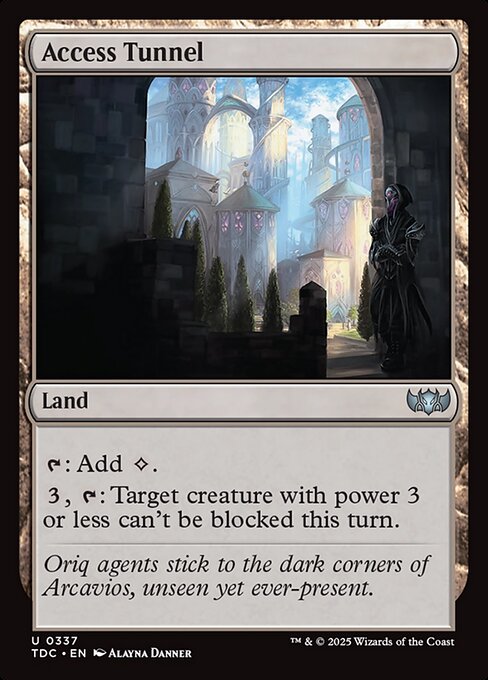 Túnel de Acesso — Tarkir: Dragonstorm Commander 337