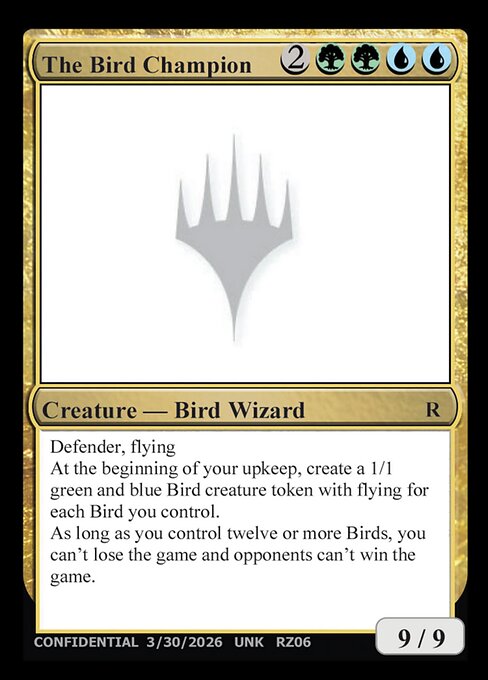 The Bird Champion — Unknown Event RZ06i