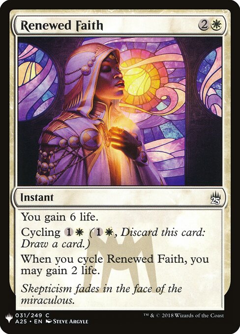 Fé Renovada — The List A25-31