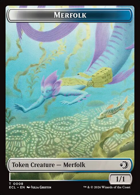 Merfolk — Lorwyn Eclipsed Tokens 8